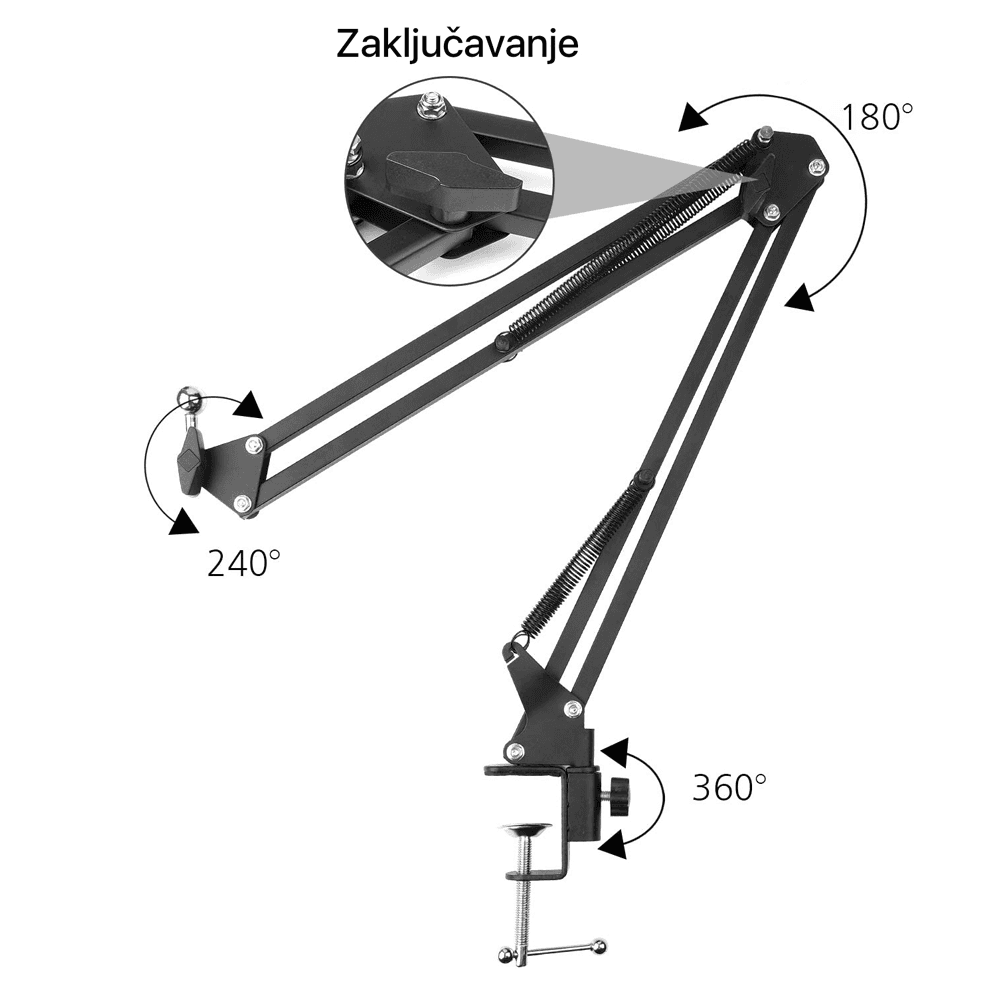 Drzac za Mobilni Telefon JYC JK-03 Crni