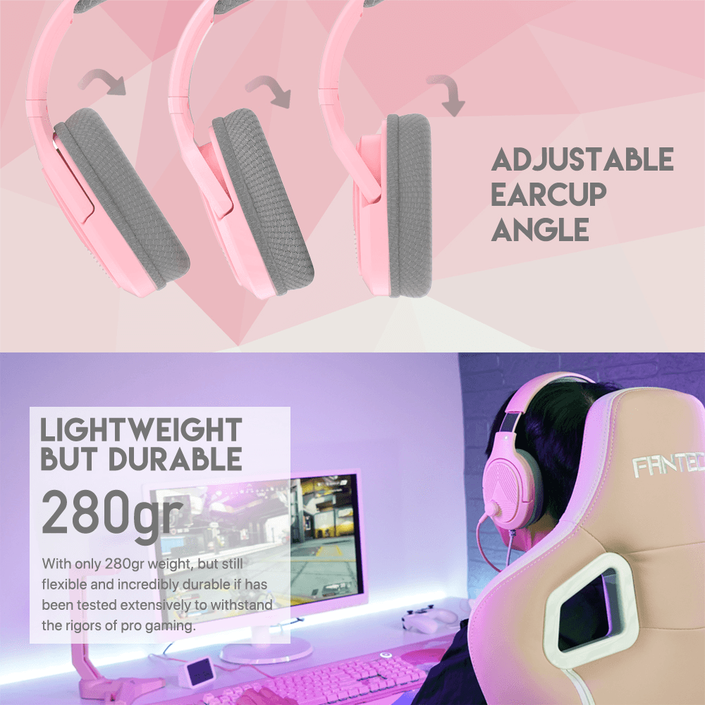 Slusalice Gaming Fantech MH88 Trinity Sakura