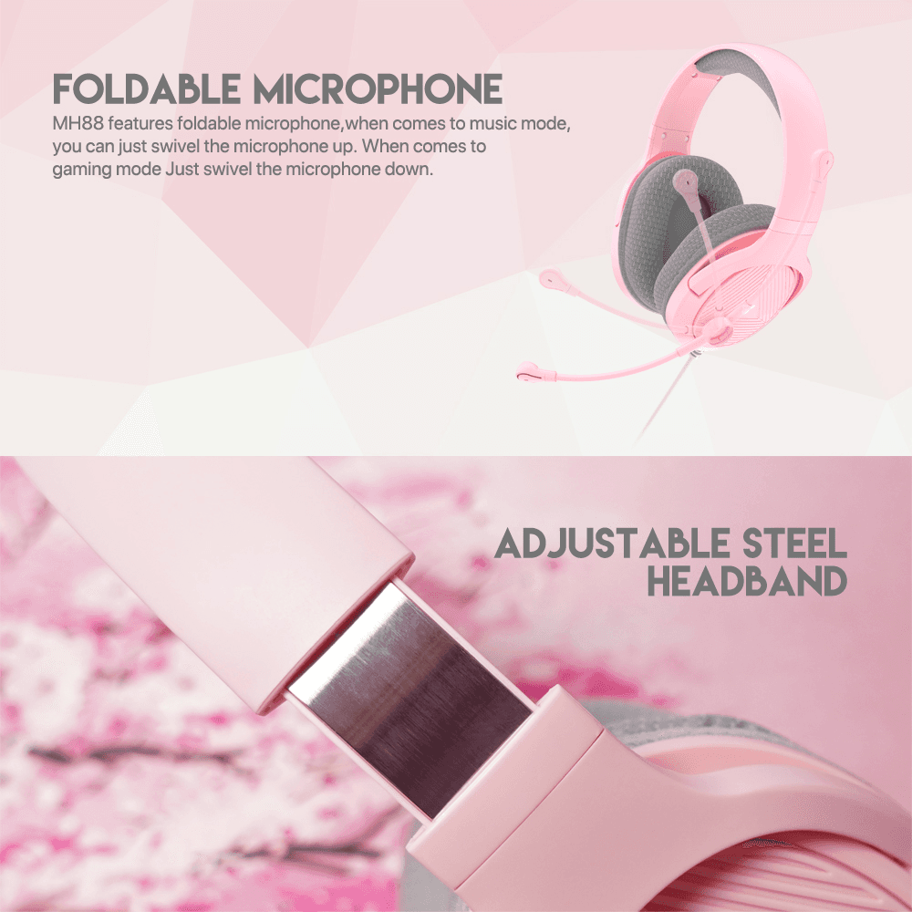 Slusalice Gaming Fantech MH88 Trinity Sakura