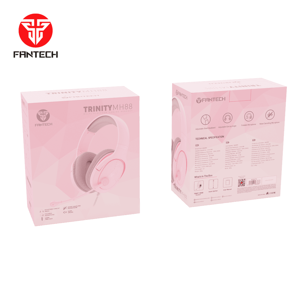 Slusalice Gaming Fantech MH88 Trinity Sakura