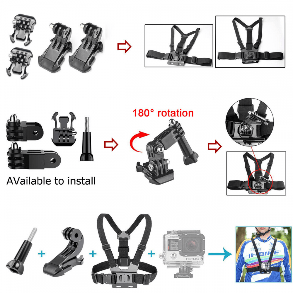 Kit za Akcione Kamere 120 u 1