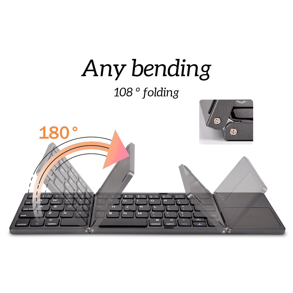 Tastatura Wireless sa Touchpadom Rasklopiva