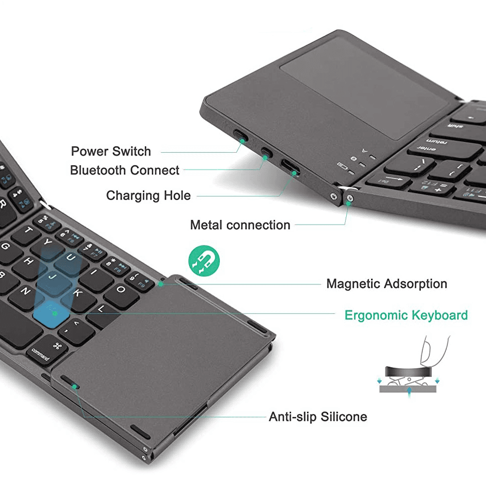 Tastatura Wireless sa Touchpadom Rasklopiva