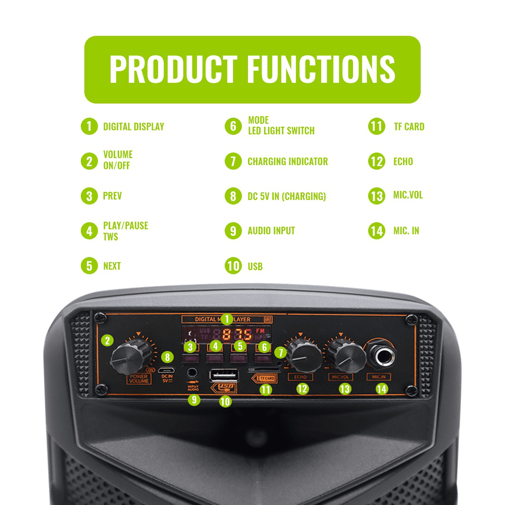 Bluetooth Zvucnik Ndr-p66