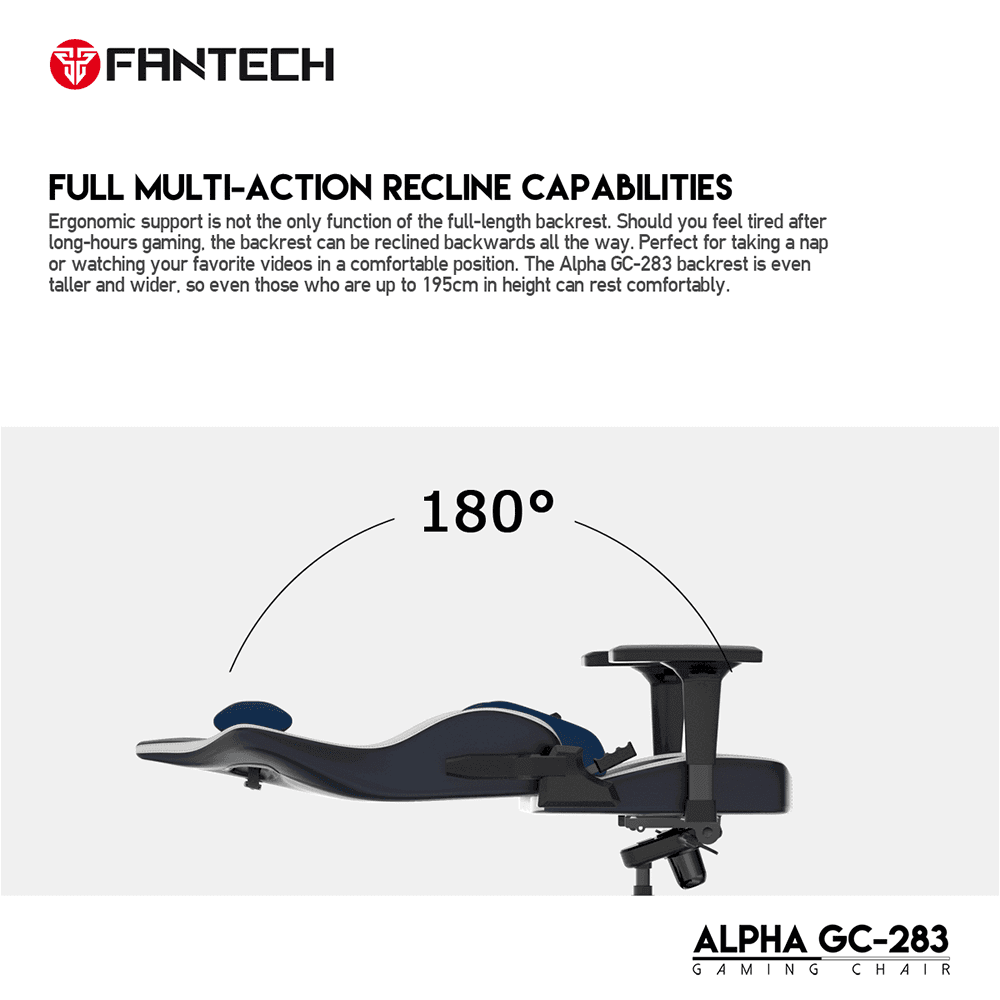 Stolica Gaming Fantech Alpha Gc-283 Bela