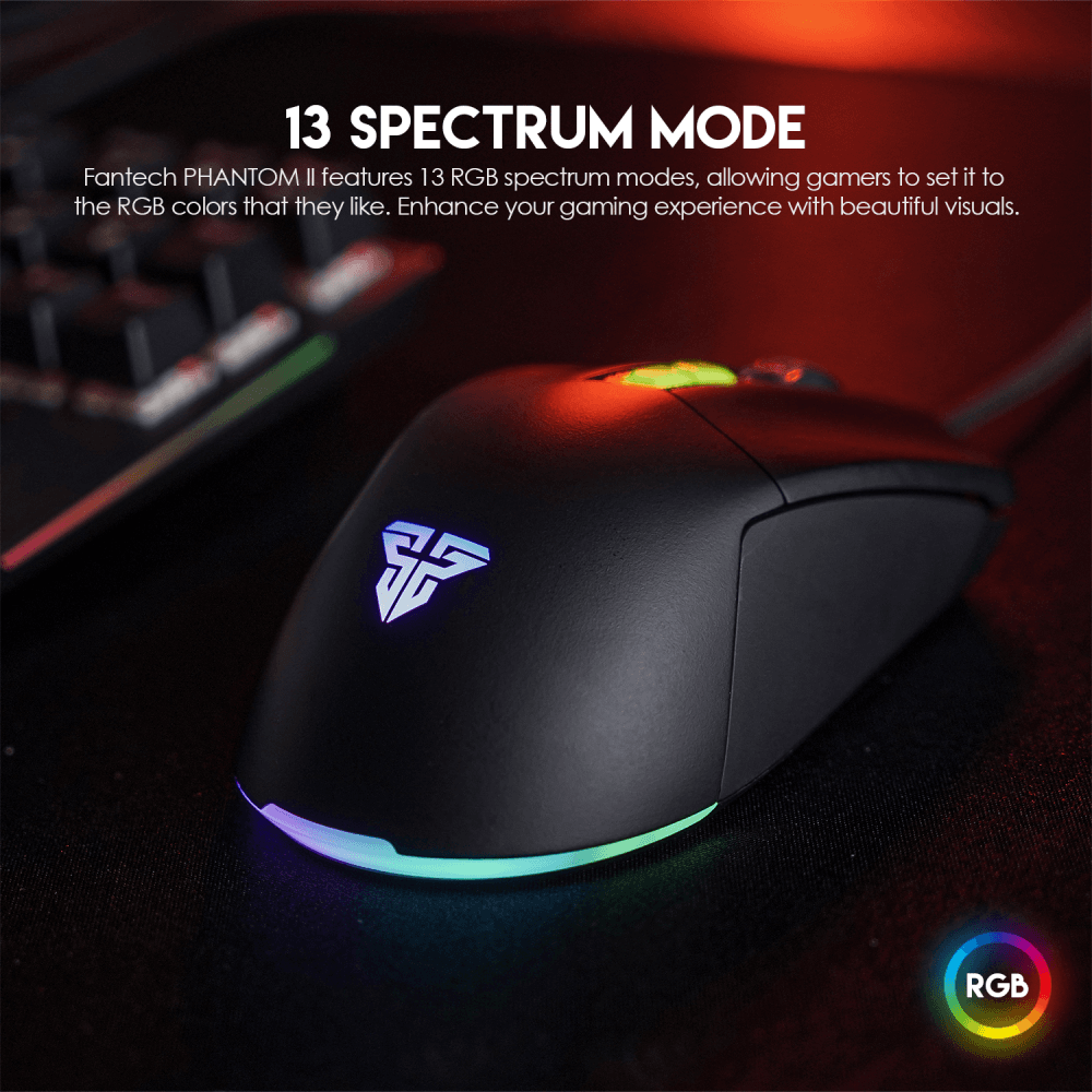 Mis Gaming Fantech VX6 Phantom II Crni
