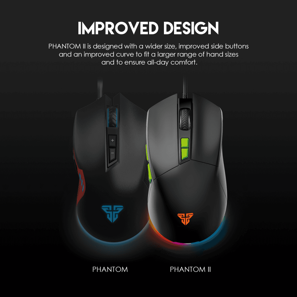 Mis Gaming Fantech VX6 Phantom II Crni