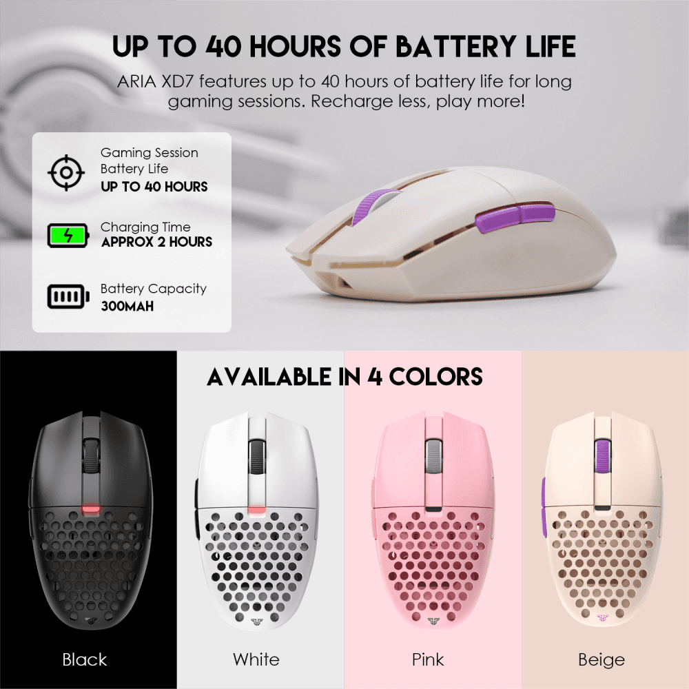 Mis Wireless Gaming Fantech XD7 Aria Bez