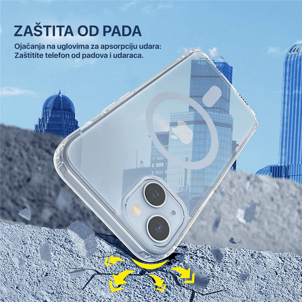Torbica Magsafe za Iphone 15 6.1 Transparent