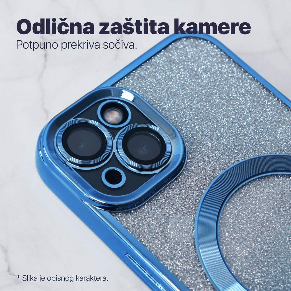 Torbica Shine Magsafe za Iphone 14 6.1 Plava