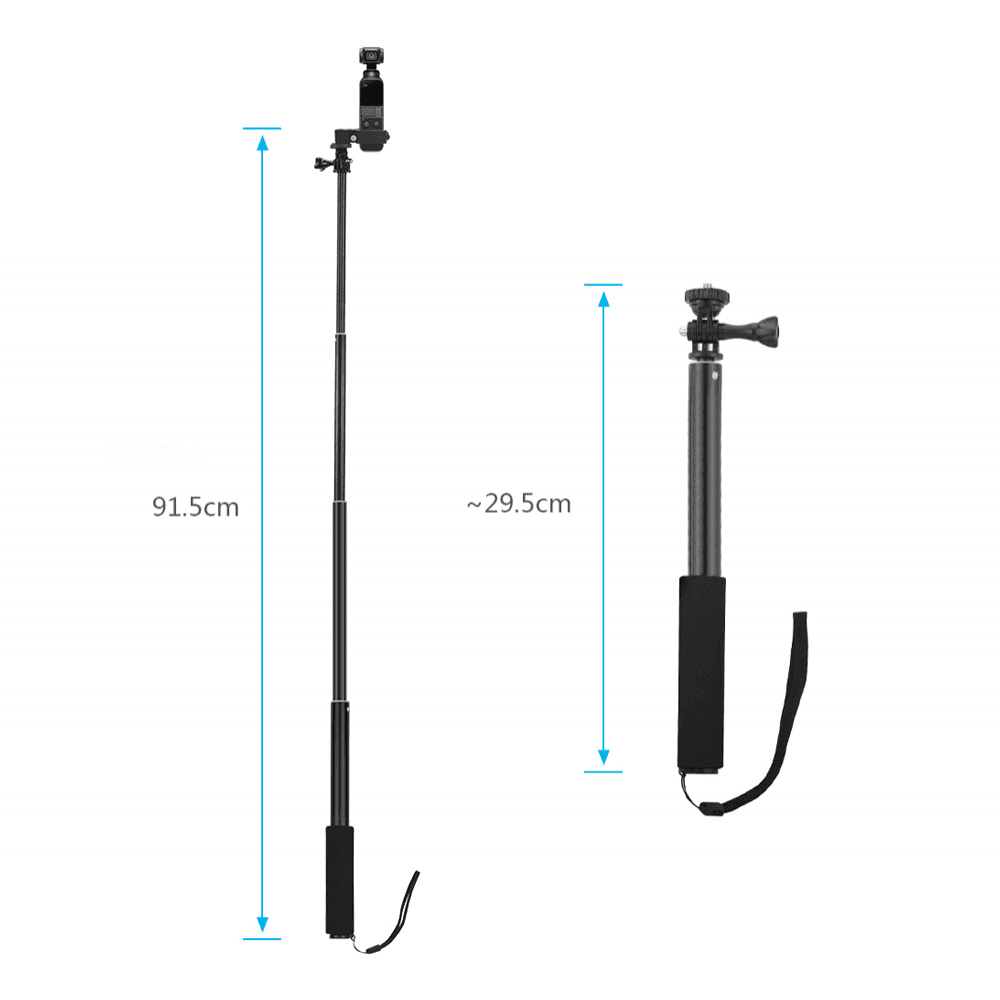 Selfie Stick sa Type C Kablom Crni