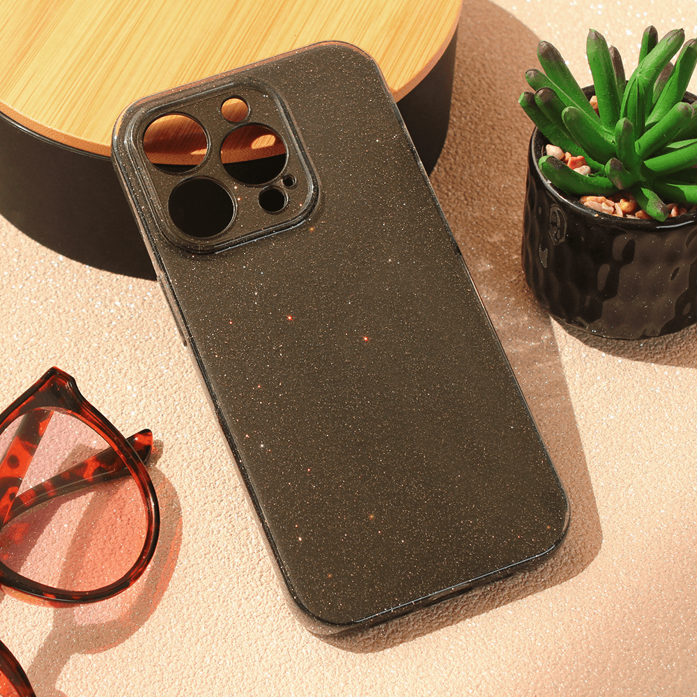 Torbica Sparkle Dust za Iphone 15 Pro 6.1 Crna