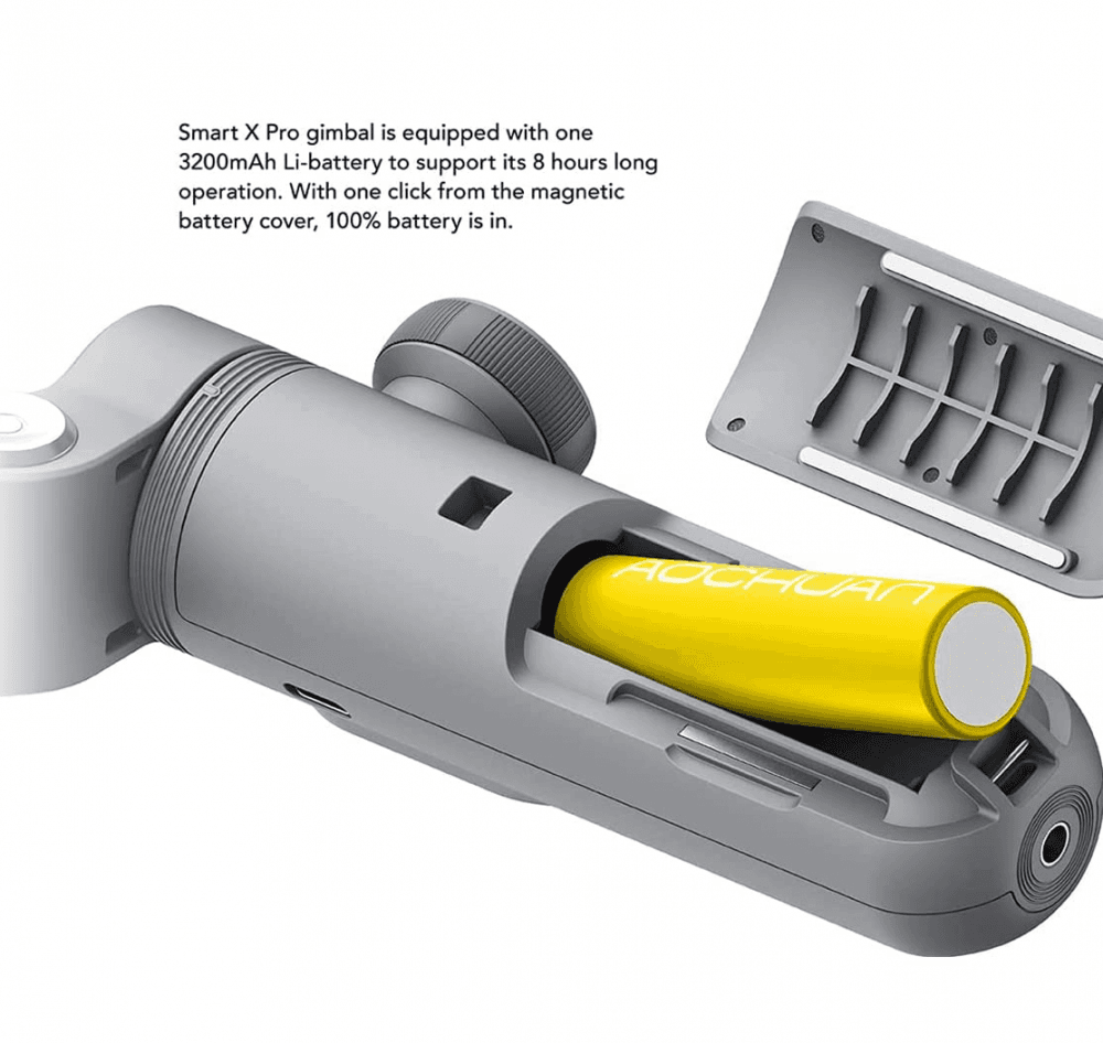 Stabilizator Gimbal Smart X Pro Sivi