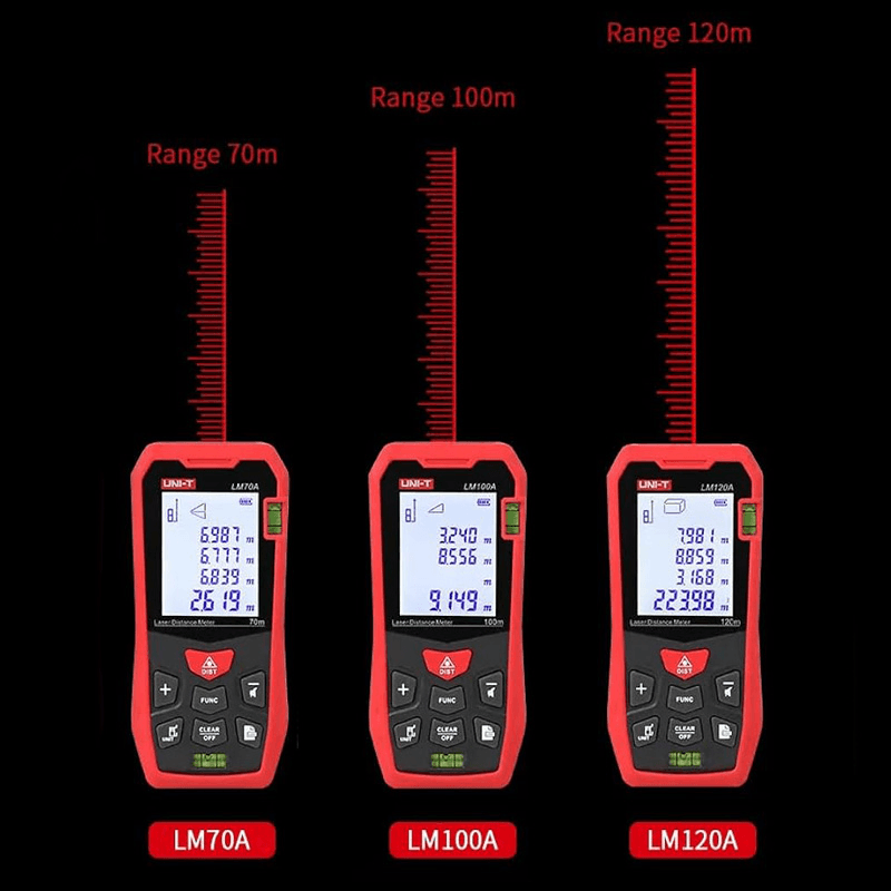 Laserski Merac Daljine Uni-t LM70A Crveni