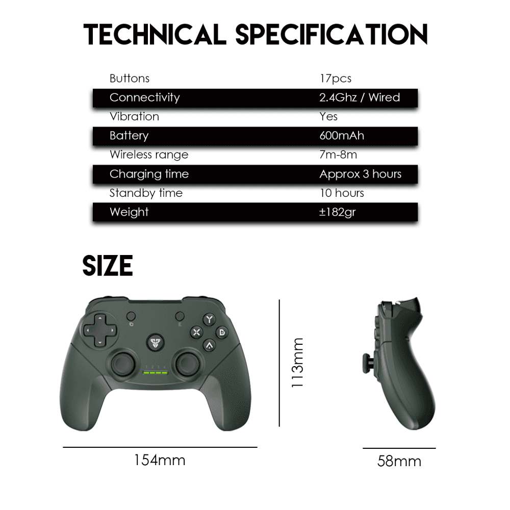 Joypad Wireless Fantech WGP12 Revolver Beli