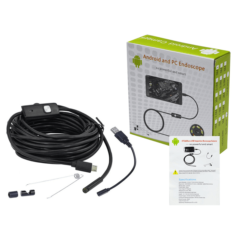 HD Endoskop Kamera za Android i PC LWD Crna