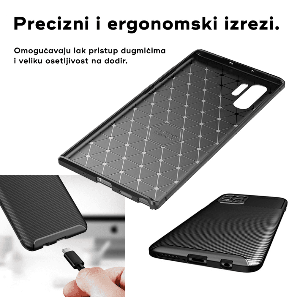Torbica Defender Carbon za Xiaomi 14 Pro Crna