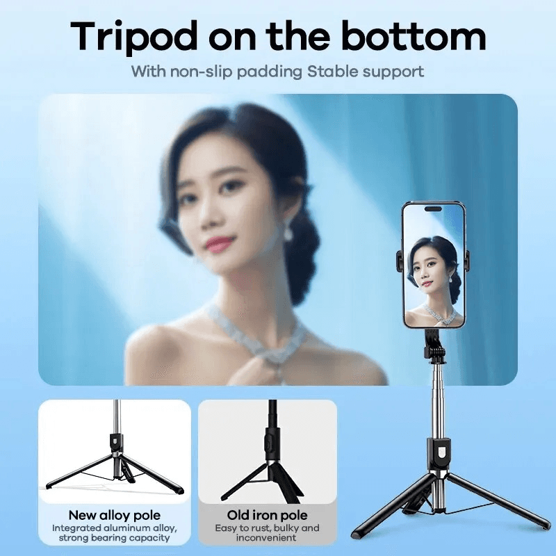 Selfie Stick Remax Tripod 1.3m P17 Crni