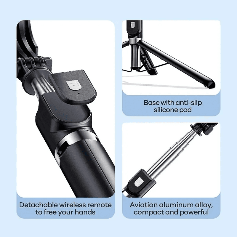 Selfie Stick Remax Tripod 1.3m P17 Crni