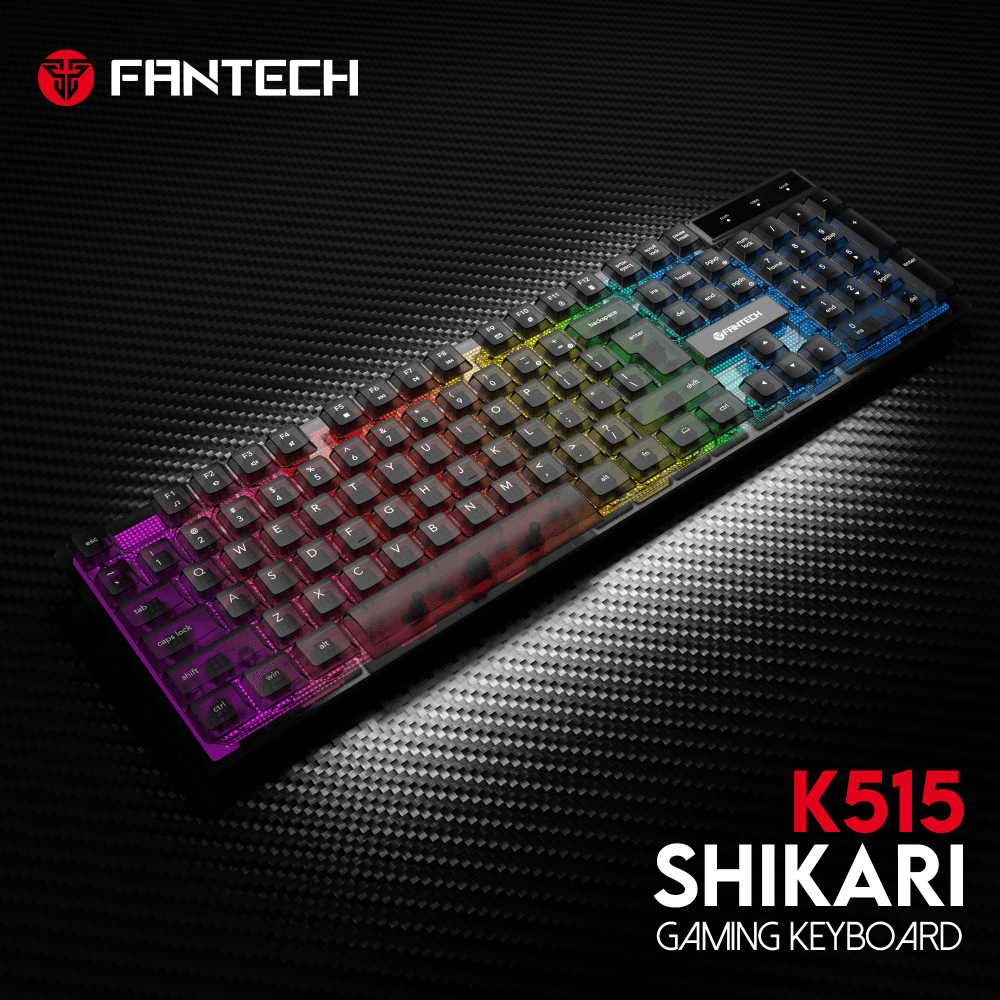 Tastatura Gaming Fantech K515 Shikari Crna