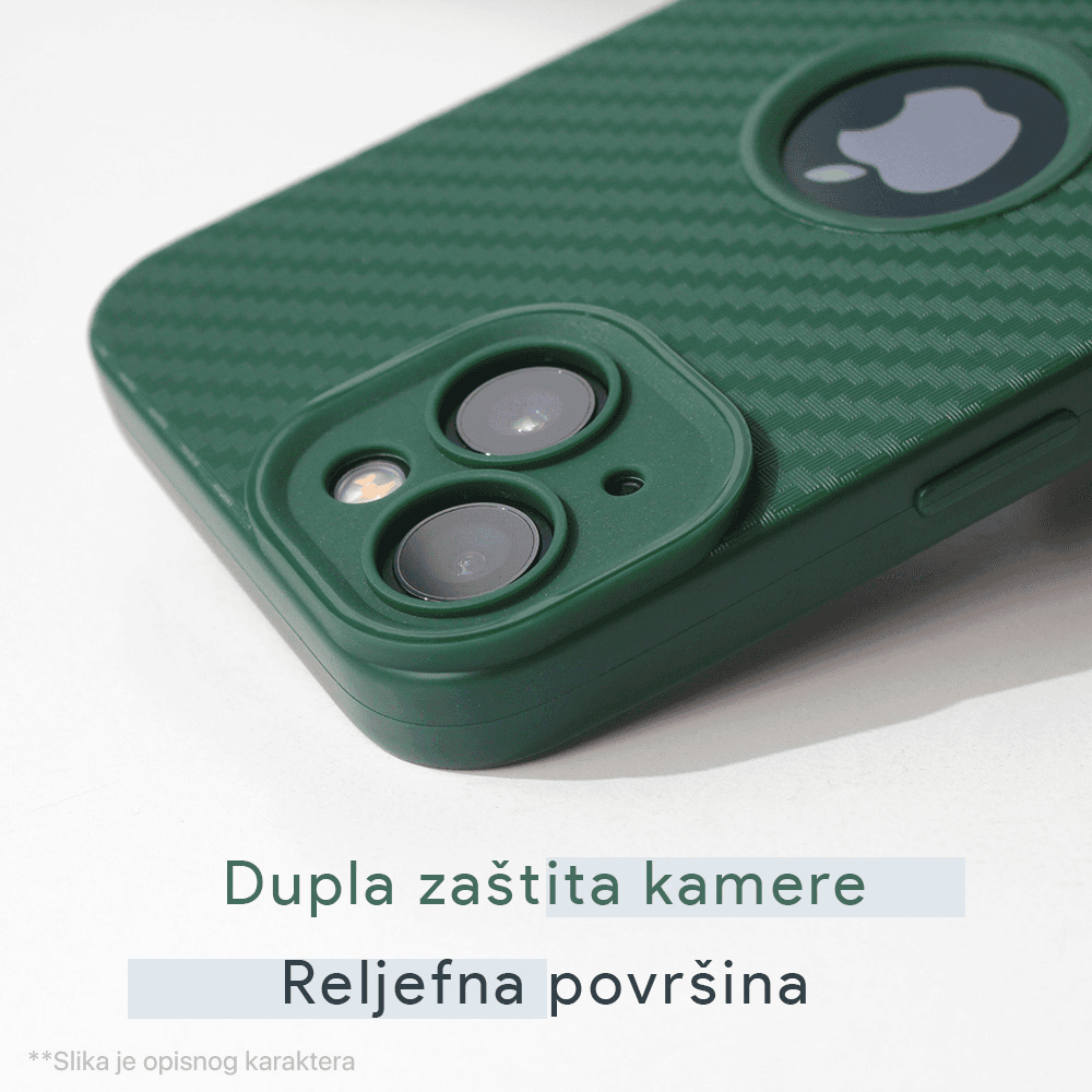 Torbica Carbon Stripe za Iphone 14 6.1 Crvena