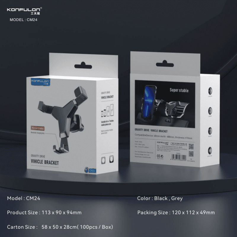 Auto Stalak Konfulon CM24 Crni