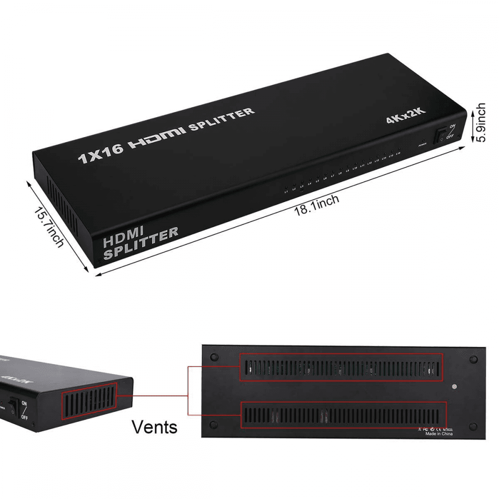 HDMI Switch 16 Porta Jwd-h16