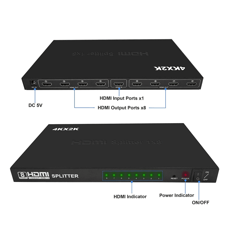 HDMI Switch 8 Porta Jwd-h8