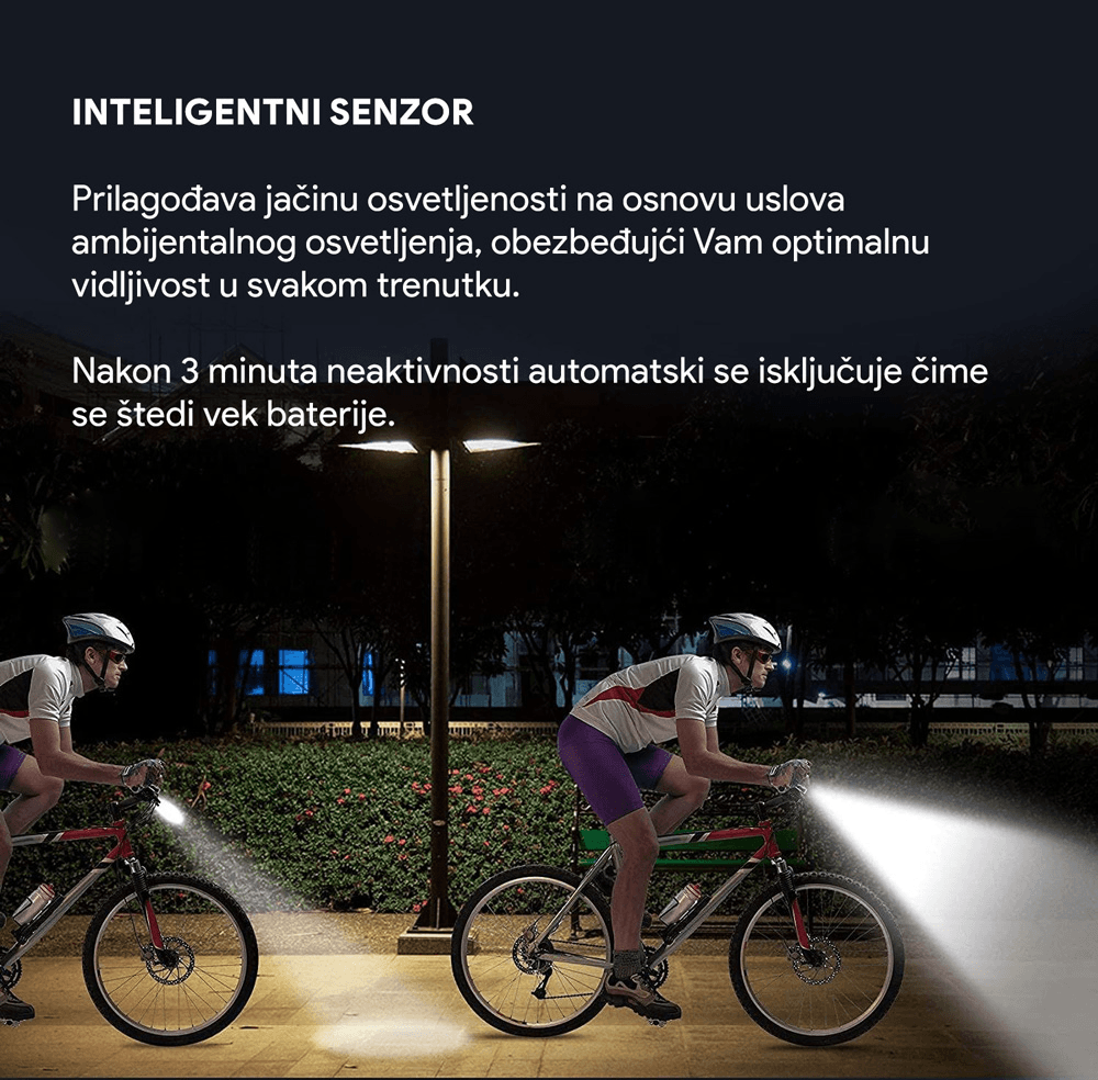 Prednje Svetlo + Zvono za Elektricni Trotinet