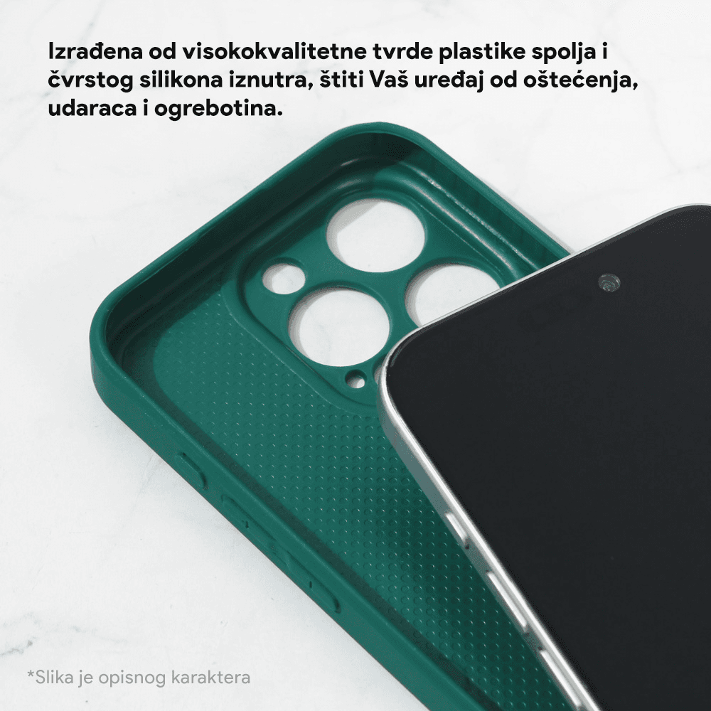 Torbica Shiny Glass za Iphone 14 6.1 Siva