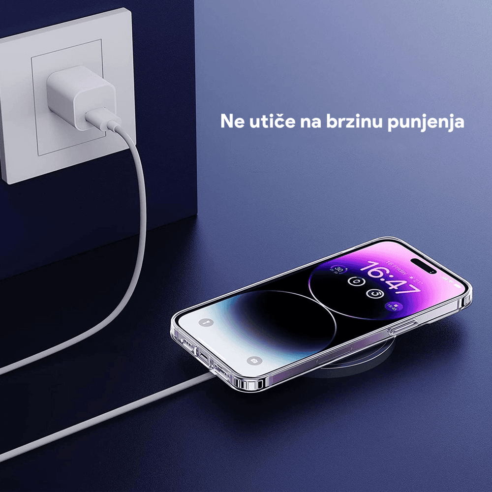 Torbica Magsafe za Iphone 15 6.1 Transparent (ic)