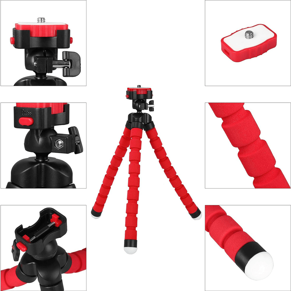 Fleksiblni Tripod Kingjoy Kt-600 Crveni
