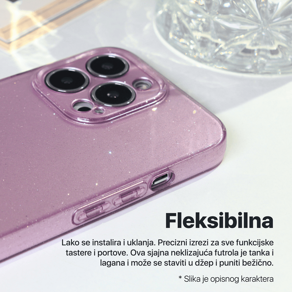 Torbica Sparkle Dust za Honor X7B Transparent