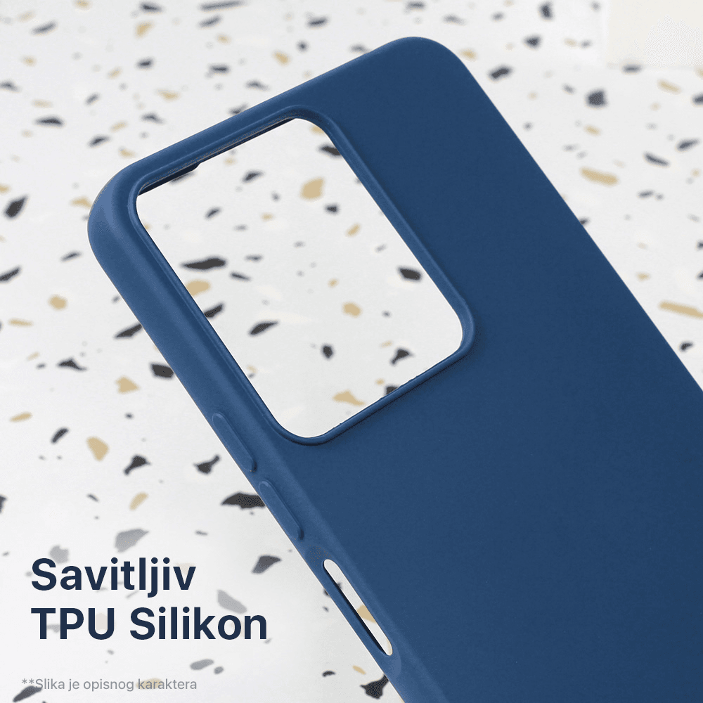 Torbica Shell Velvet za Xiaomi Redmi 13C Plava