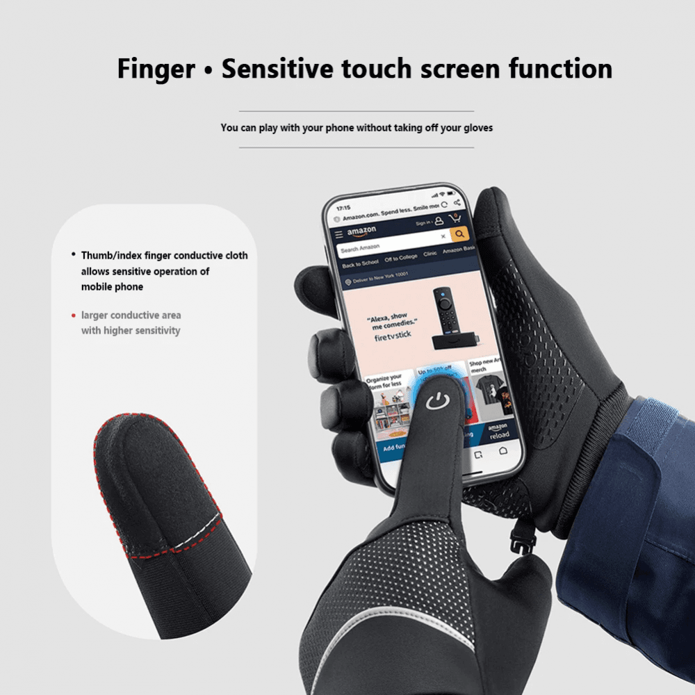 Rukavice za Touch Screen Vilico Crne L