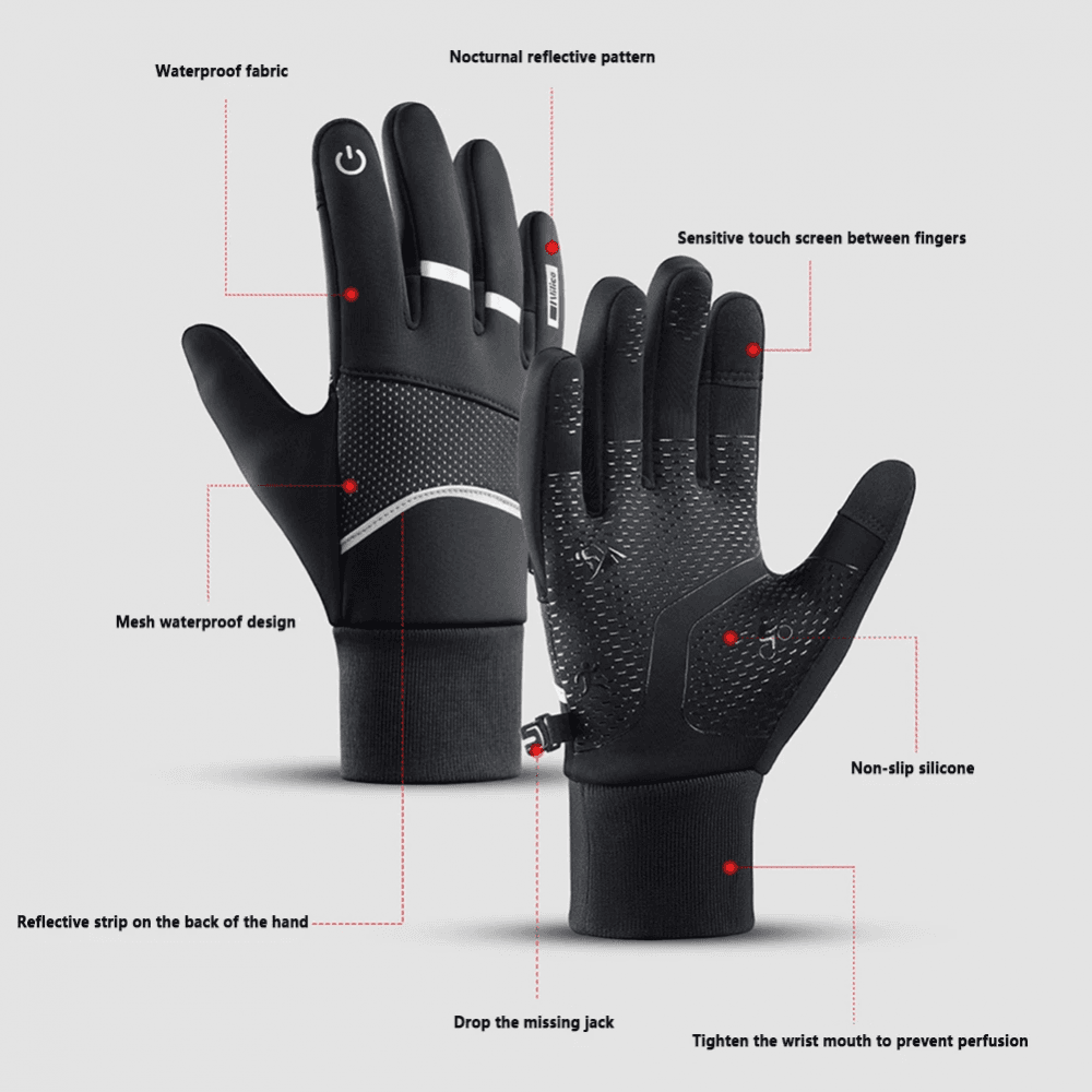 Rukavice za Touch Screen Vilico Crne L