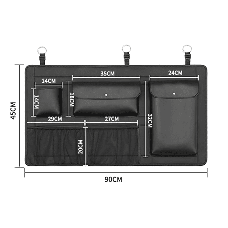 Organizer za Auto Sediste Tip 1 Crni