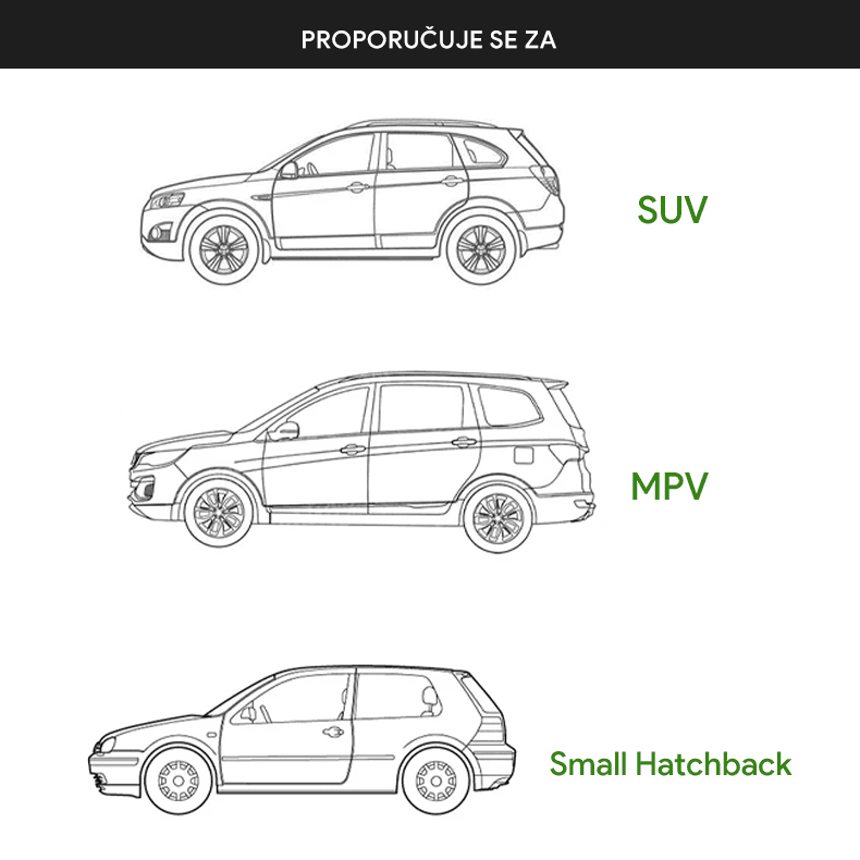 Organizer za Auto Sediste Tip 1 Crni