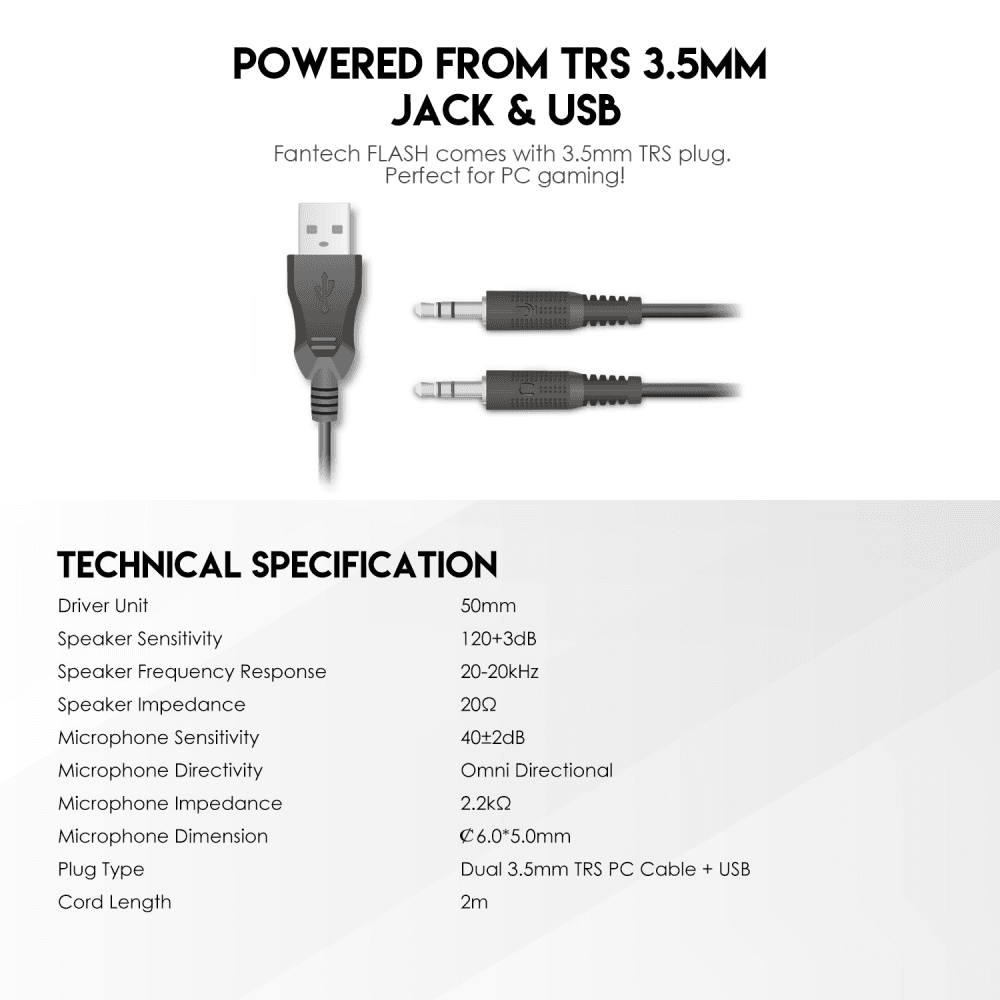 Combo Set Gaming Fantech P51 Power 5U1