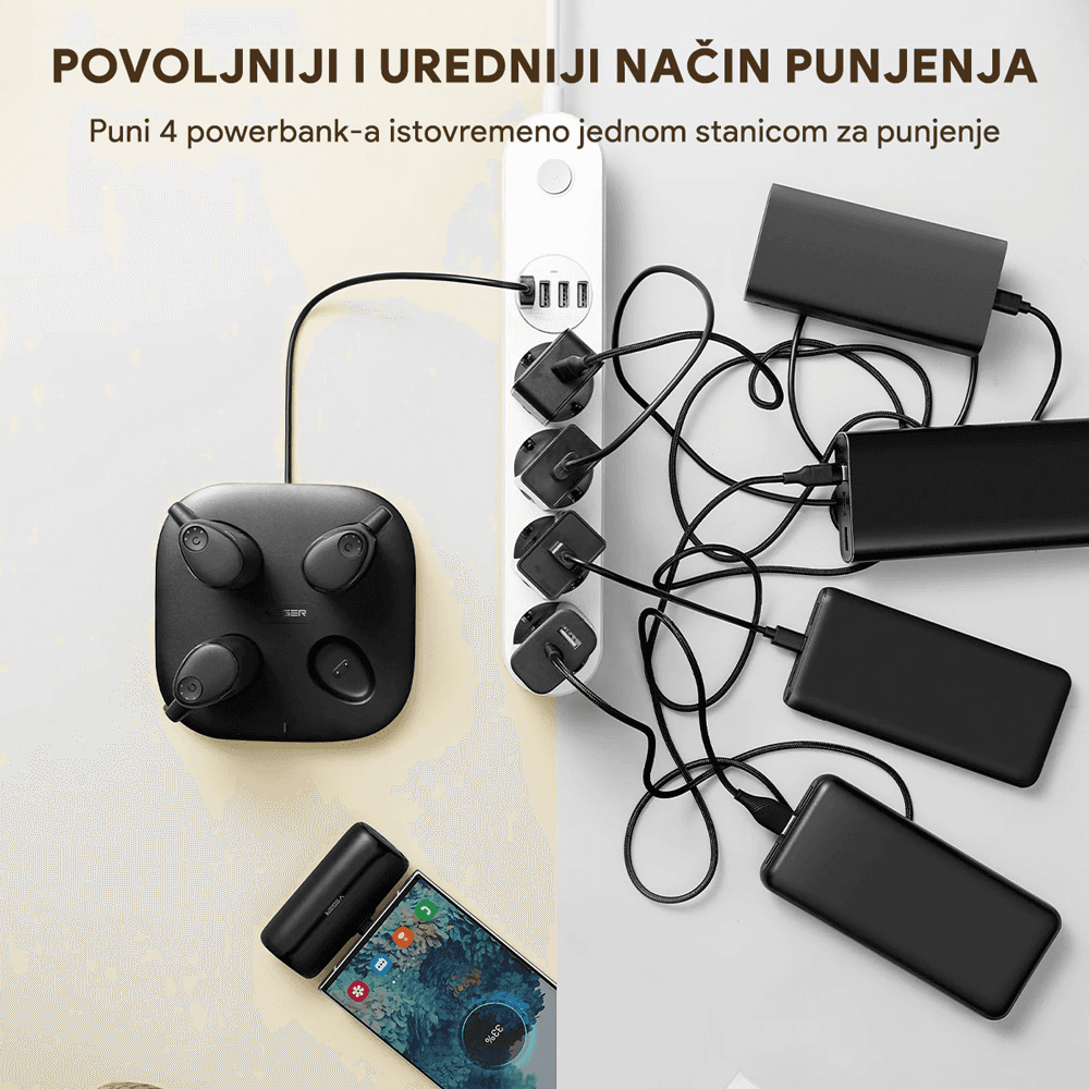 Back Up Baterija Apollo 4 u 1 Set Stanica