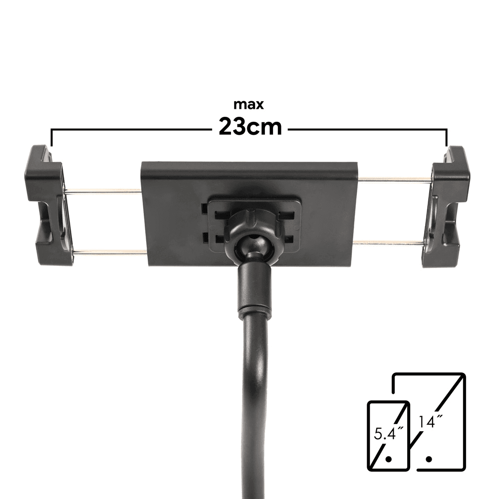 Auto Stalak za Tablet LP-3C (do 14 Inch) Crni