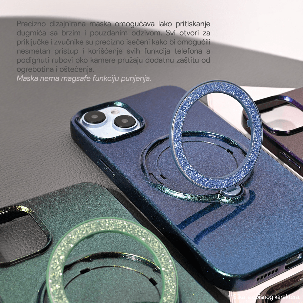 Torbica Magsafe Ring za Iphone 11 6.1 Zelena