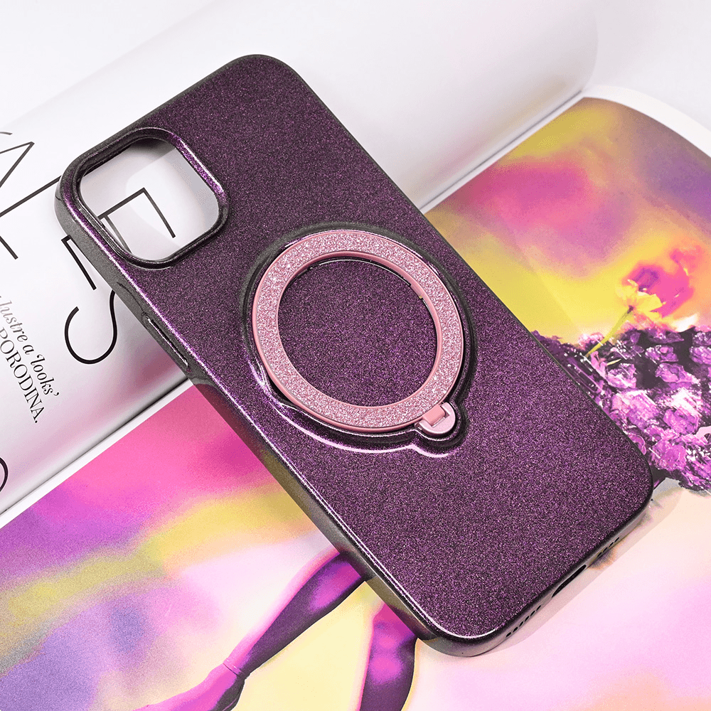 Torbica Magsafe Ring za Iphone 15 Plus 6.7 Roze