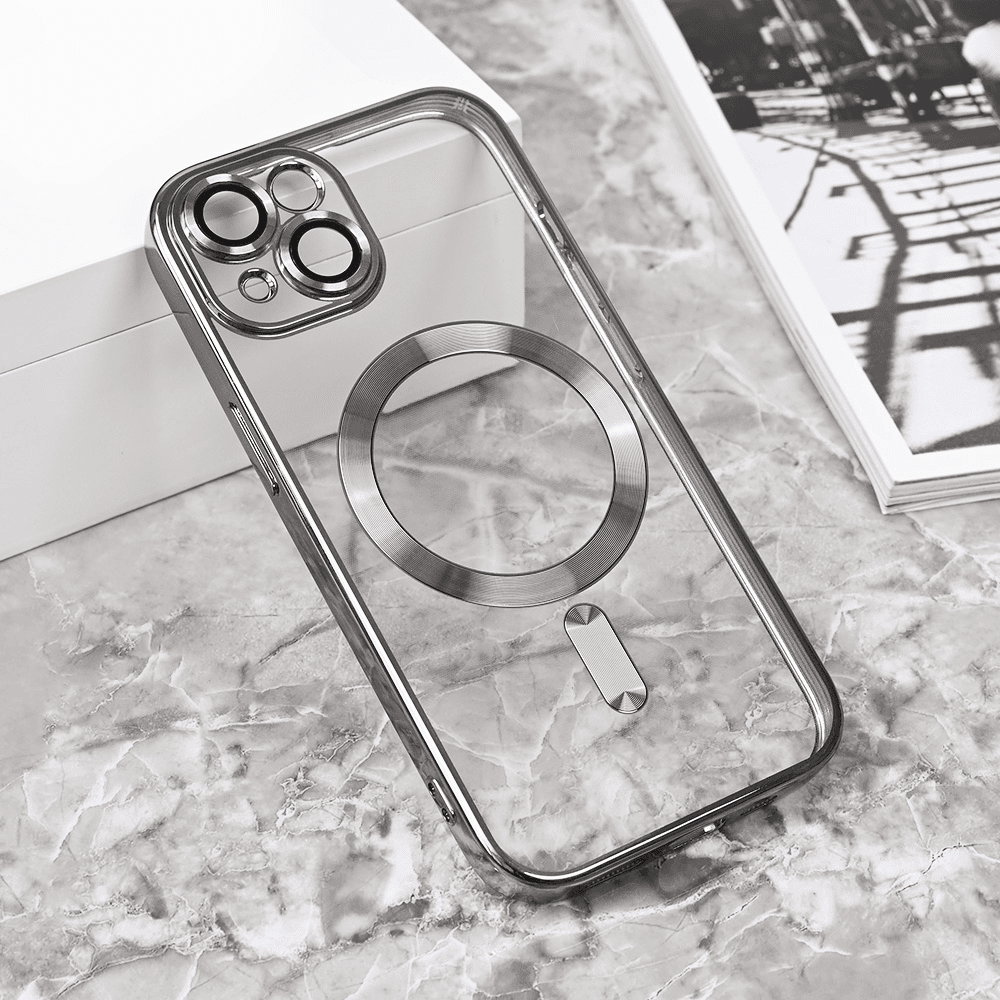 Torbica Magsafe Lux za Iphone 15 6.1 Siva