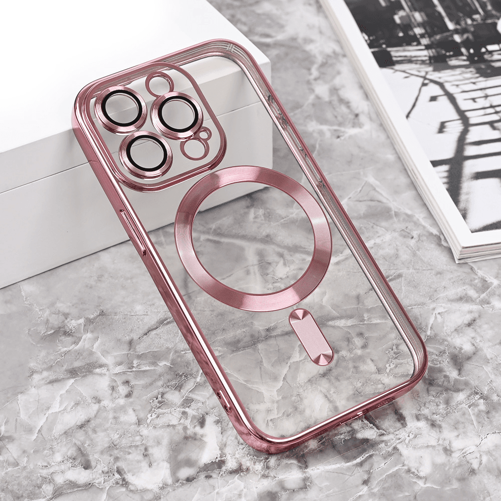 Torbica Magsafe Lux za Iphone 15 Pro 6.1 Roze