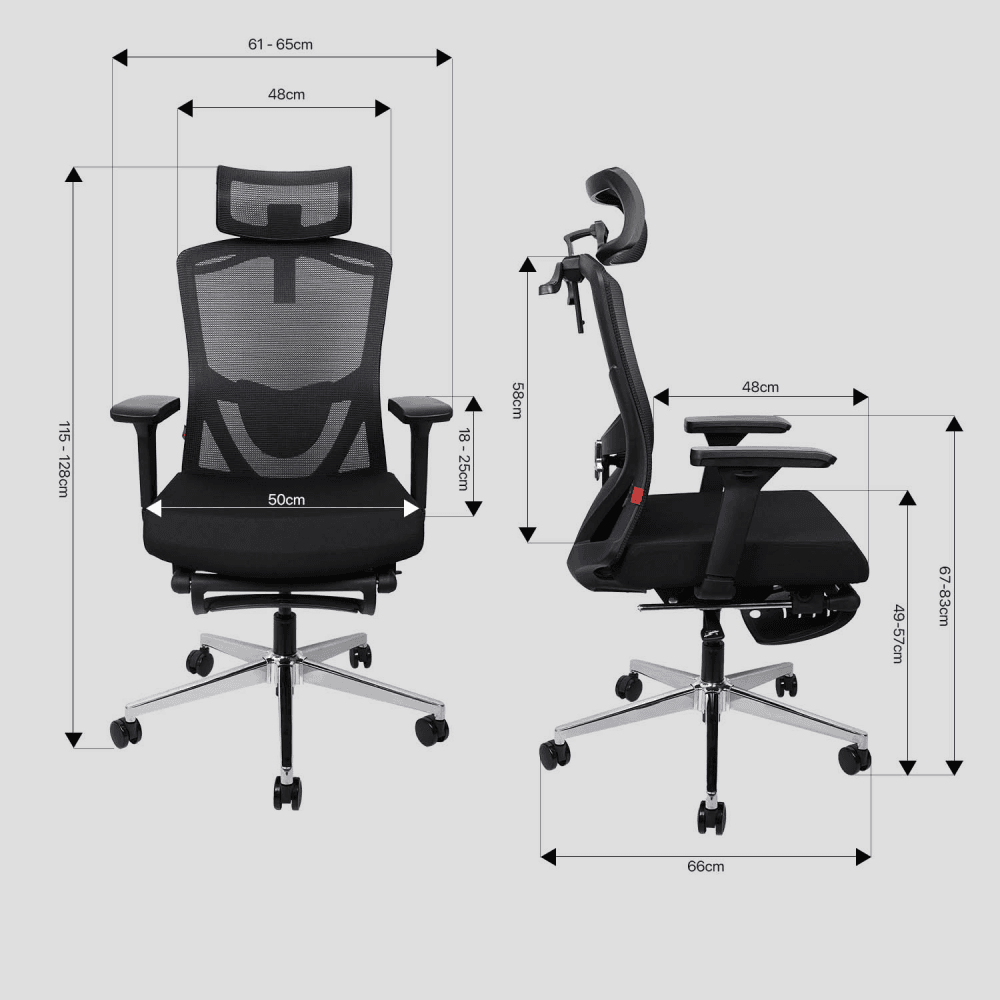 Stolica Office Fantech Oc-a259 PRO Crna