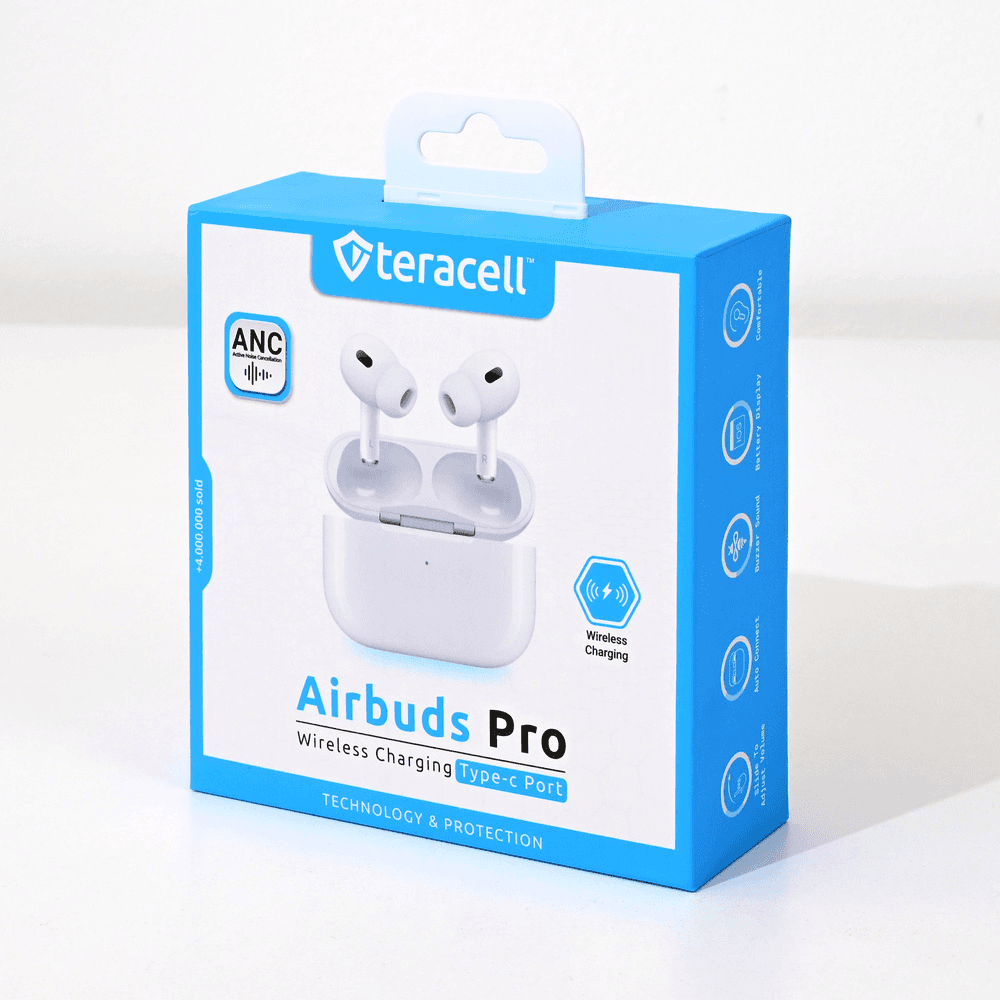 Bluetooth Slusalice Teracell Airbuds Pro Bele