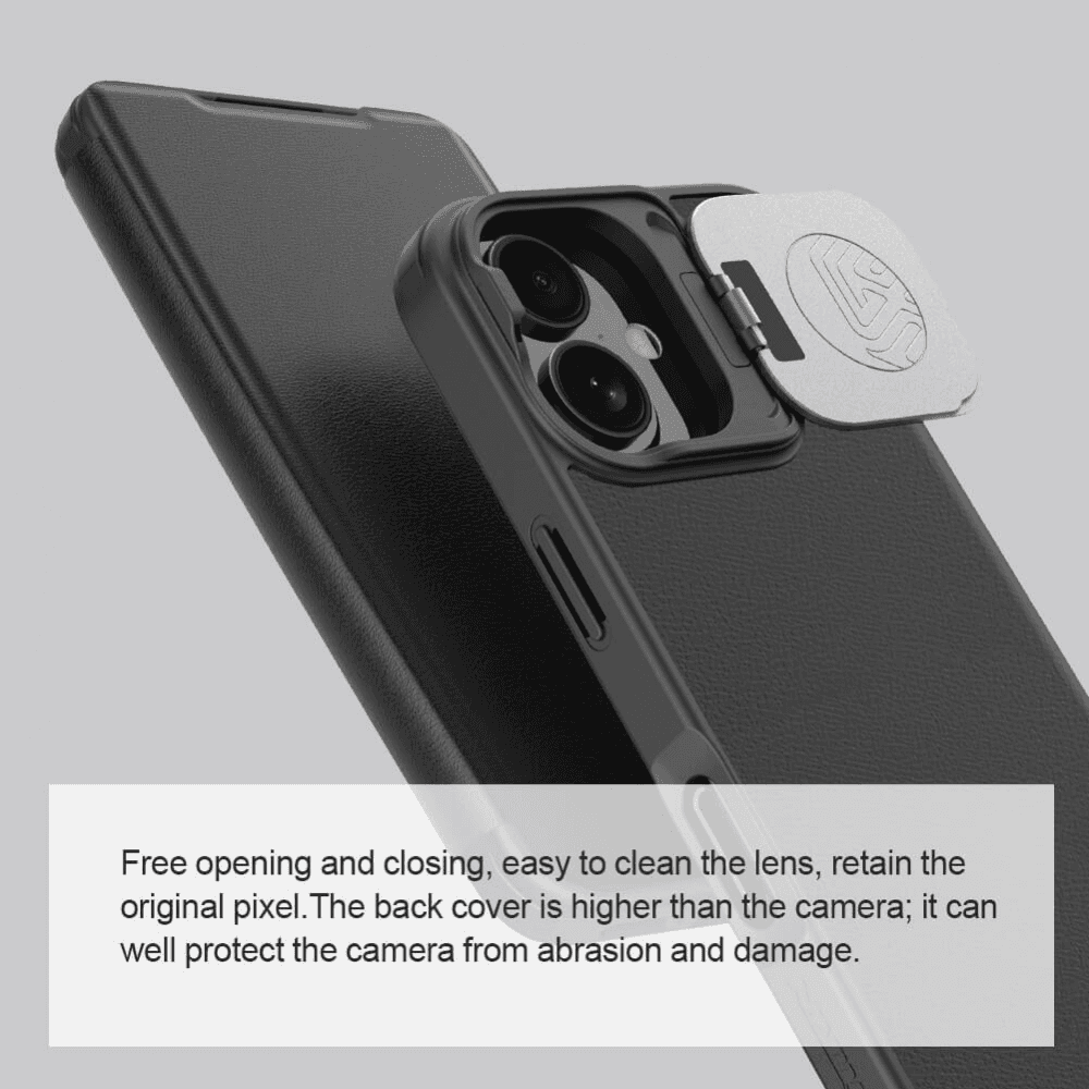 Torbica Nillkin Qin Prop za Iphone 16 6.1 Crna