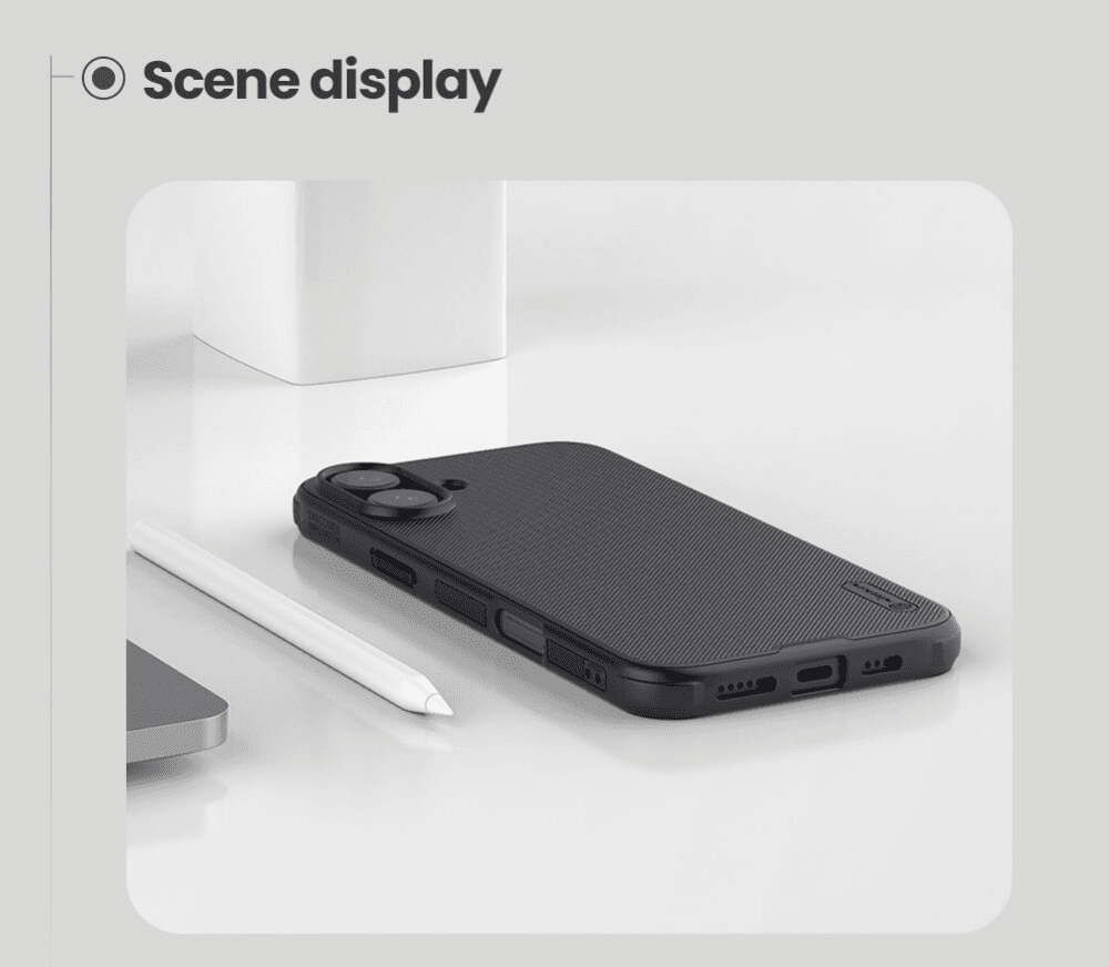 Torbica Nillkin Scrub Pro za Iphone 16 6.1 Crna