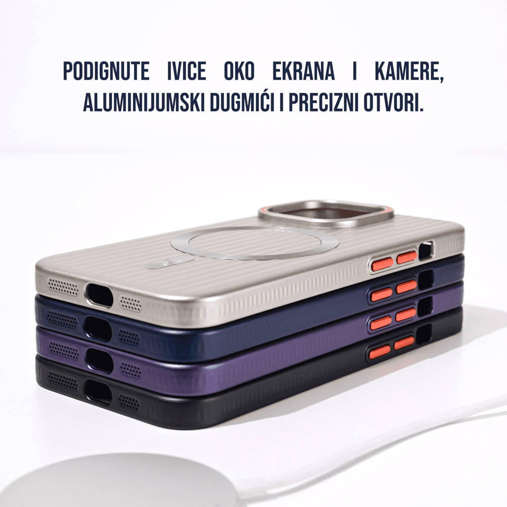 Torbica Magsafe Stripe za Iphone 11 6.1 Siva